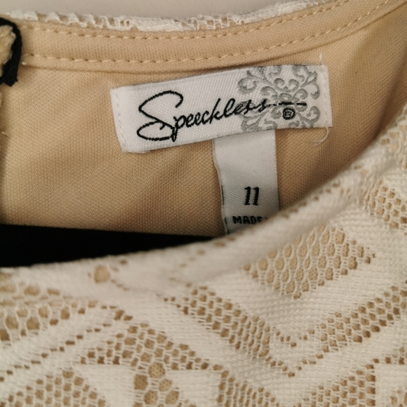 Mini Dress White and Purple - Picture 2 of 5